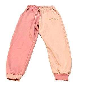 Missguided Pink Jogger Fleece sweatpant Pockets Womens size Small